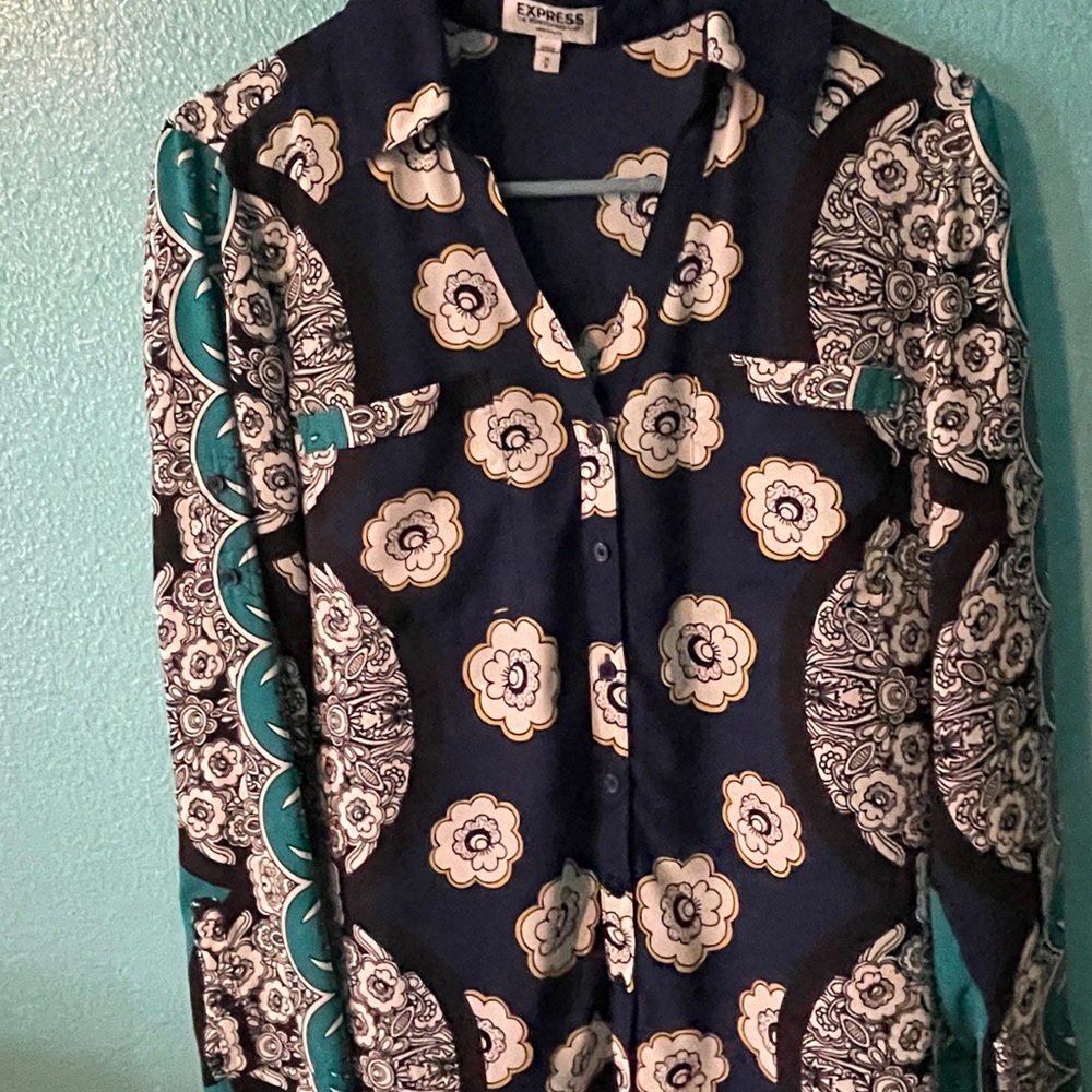 Express Button Down Blouse - image 1